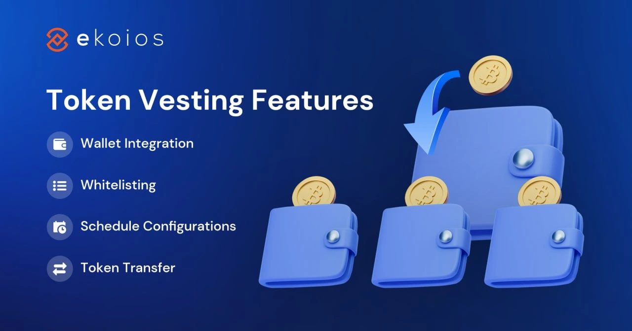 token vesting features