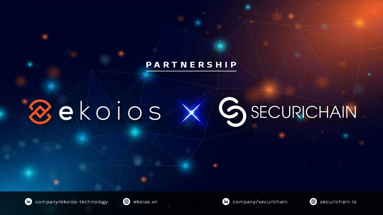 パートナーシップの発表 Ekoios×Securichainによるサイバーセキュリティの強化