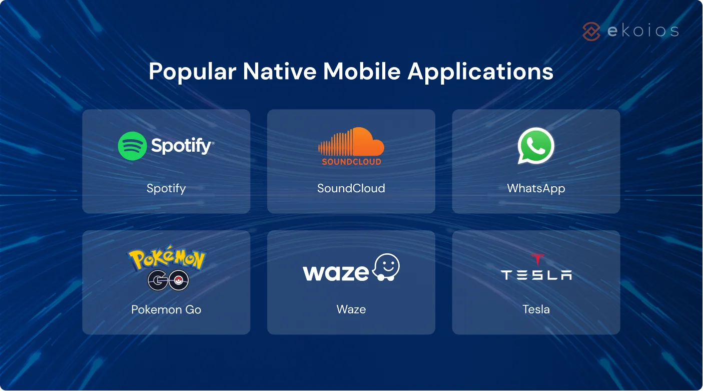 popular native mobile apps