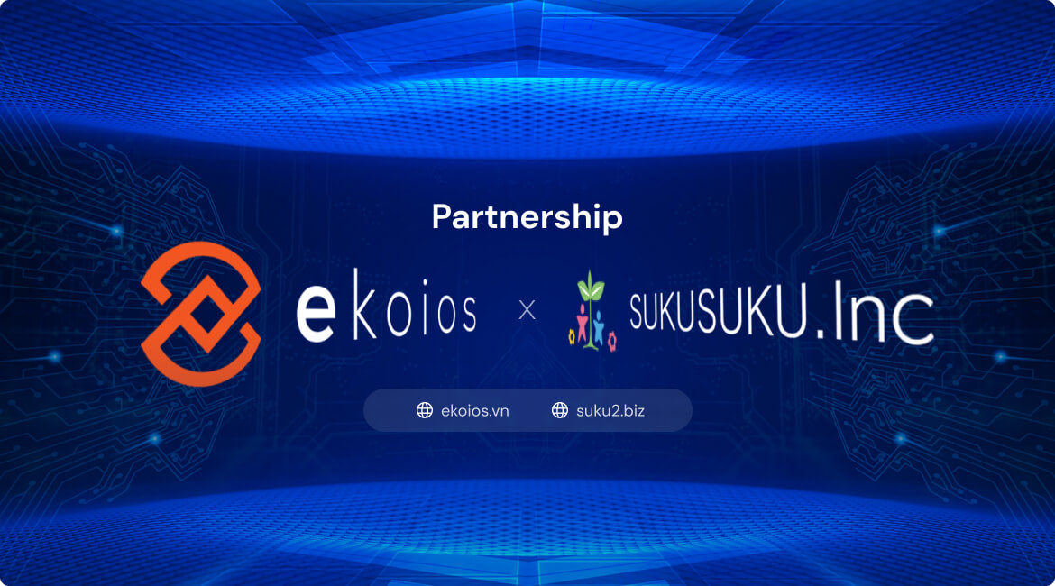 Ekoios Technology（イーコイオス・テクノロジー）、日本におけるWeb3の成長を加速させるため、SUKUSUKUと提携