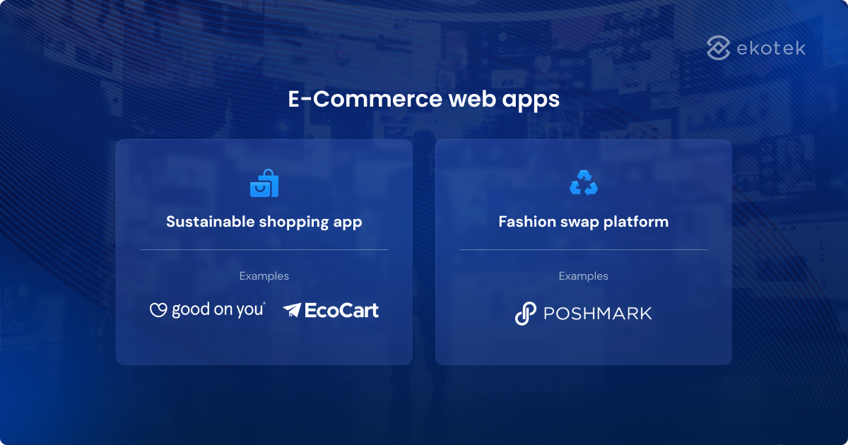 e-commerce web apps