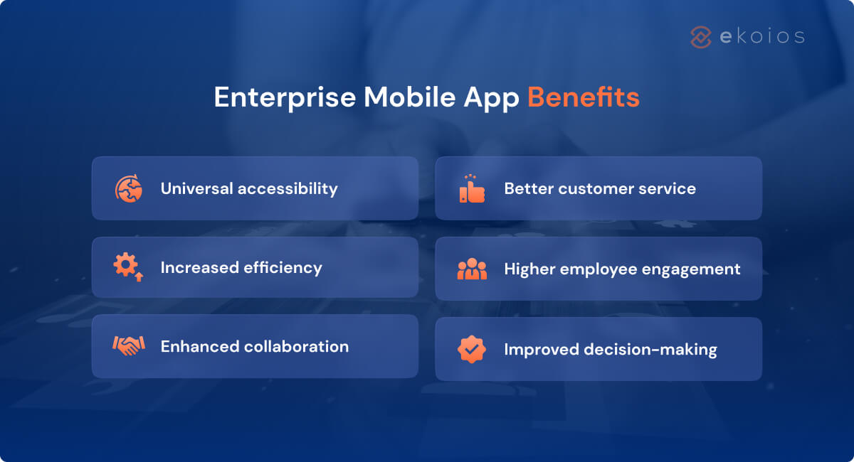 Benefits of enterprise mobile app development