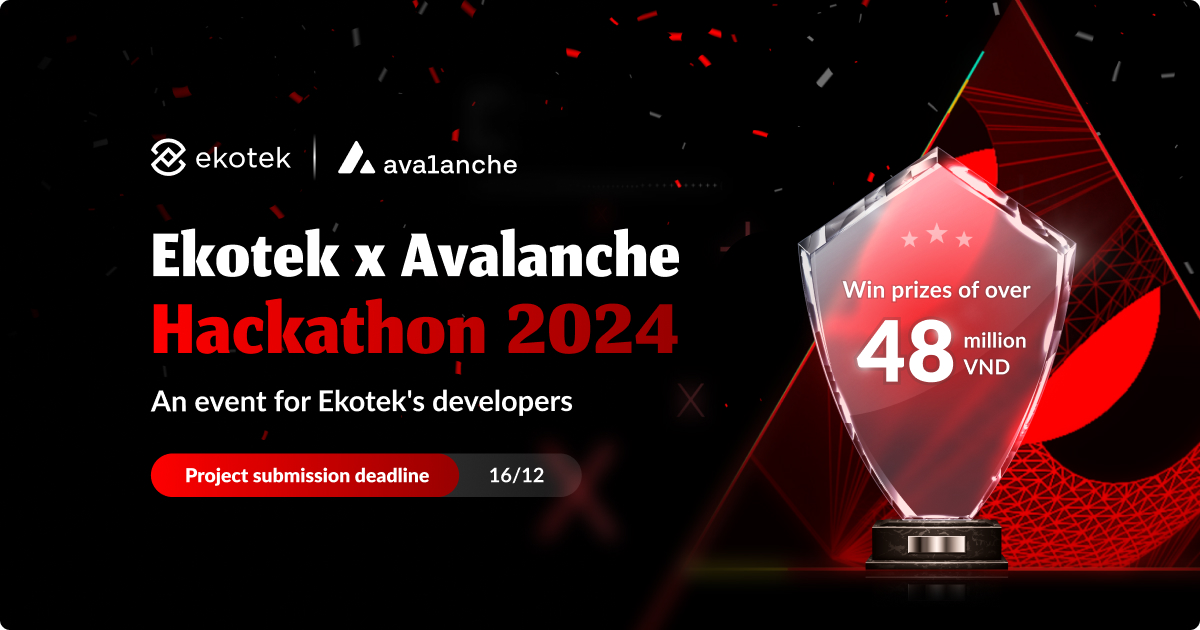 Ekotek x Avalanche Hackathon 2024 &#8211; Unleash your innovation