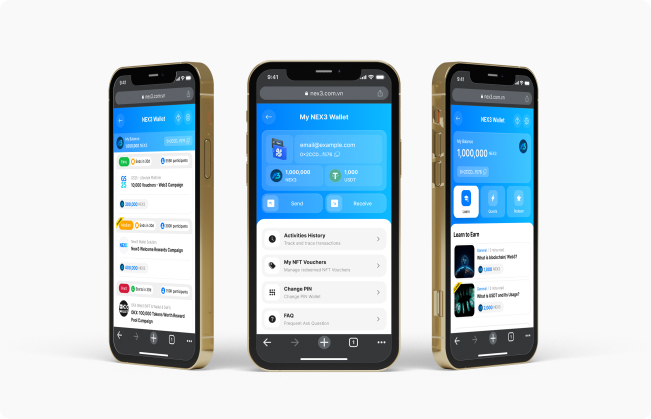 Nex3 - web3 reward platform