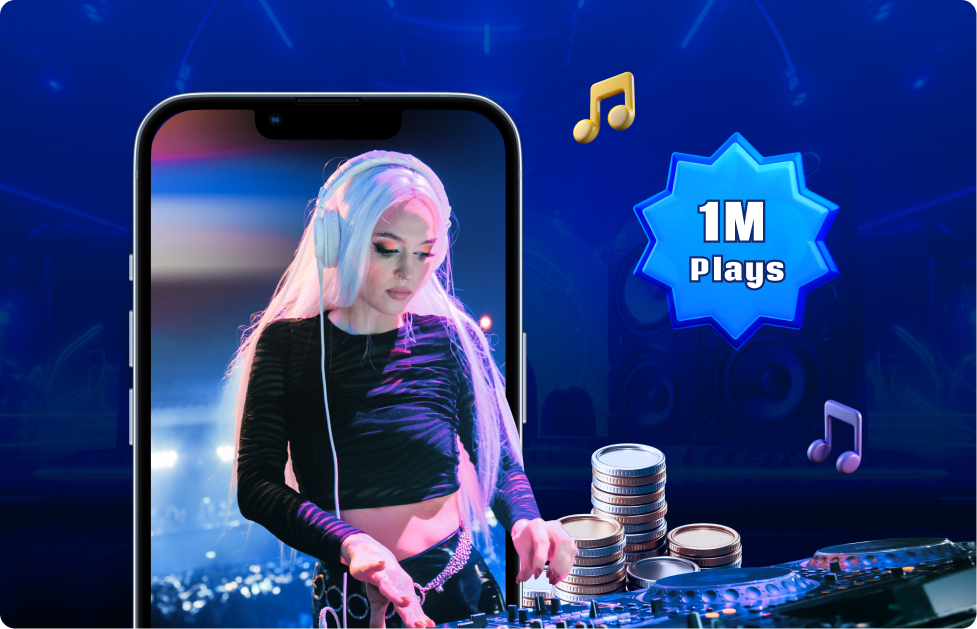 Streaming music