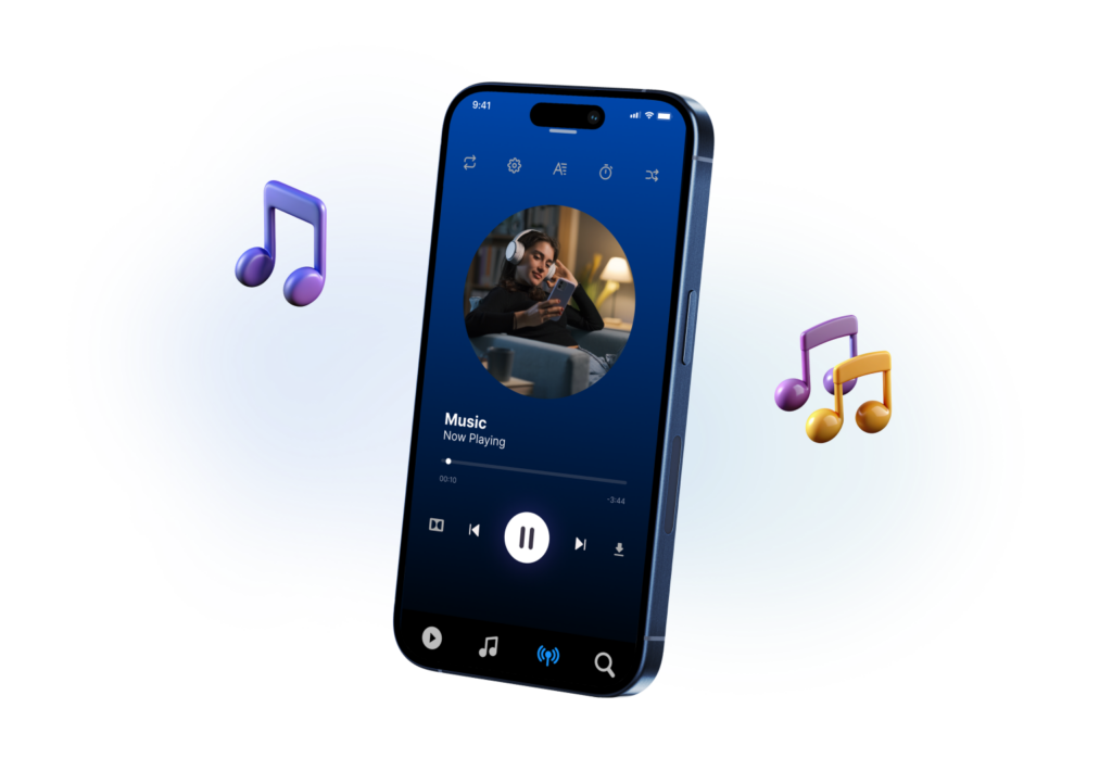 Music streaming app